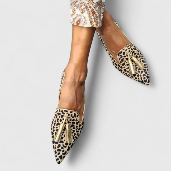 KROHN-E Damen Klassische Loafer Gepolsterte Innensohle Flexible Sohle