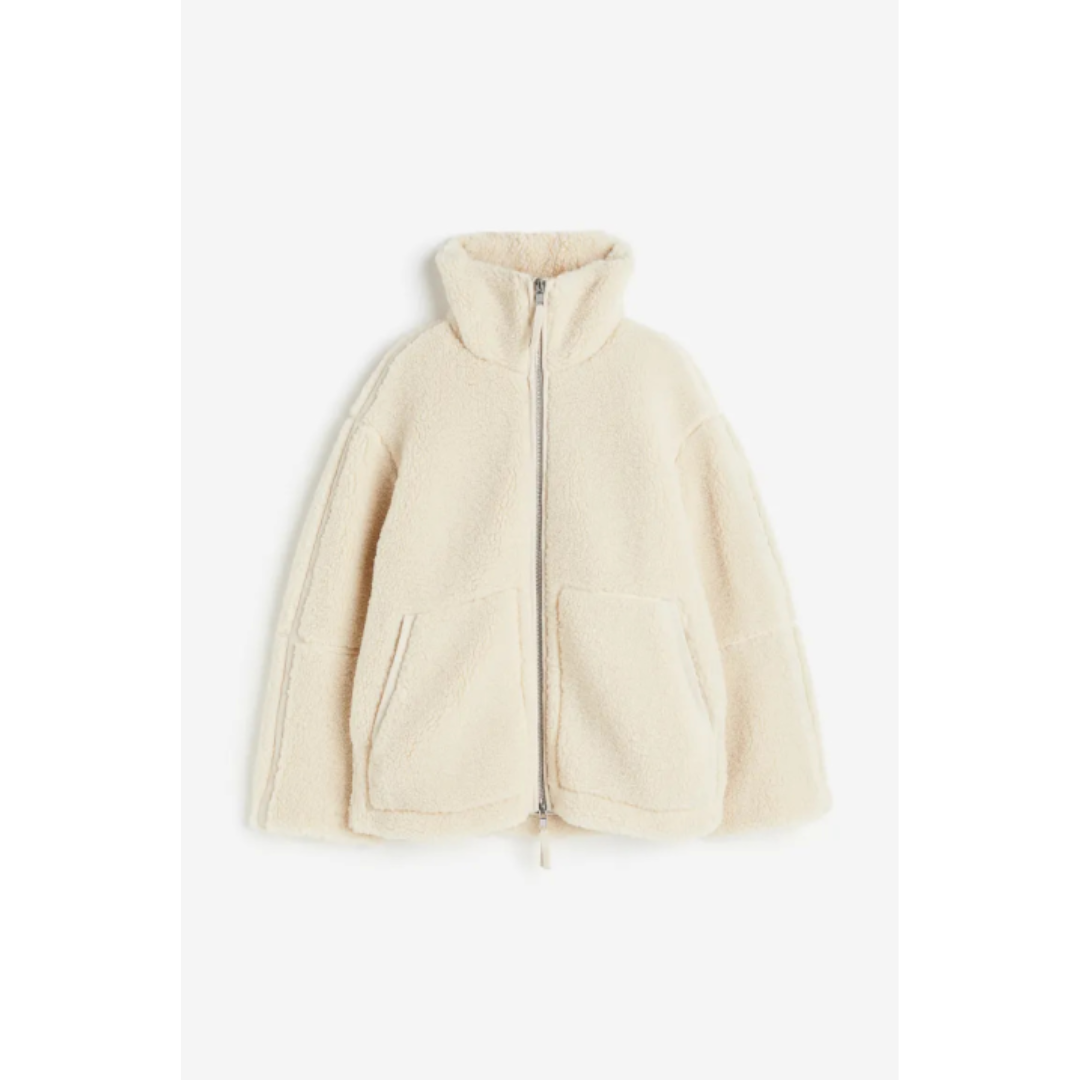 Krohn-e | Damen Teddy Mantel Gemütlich