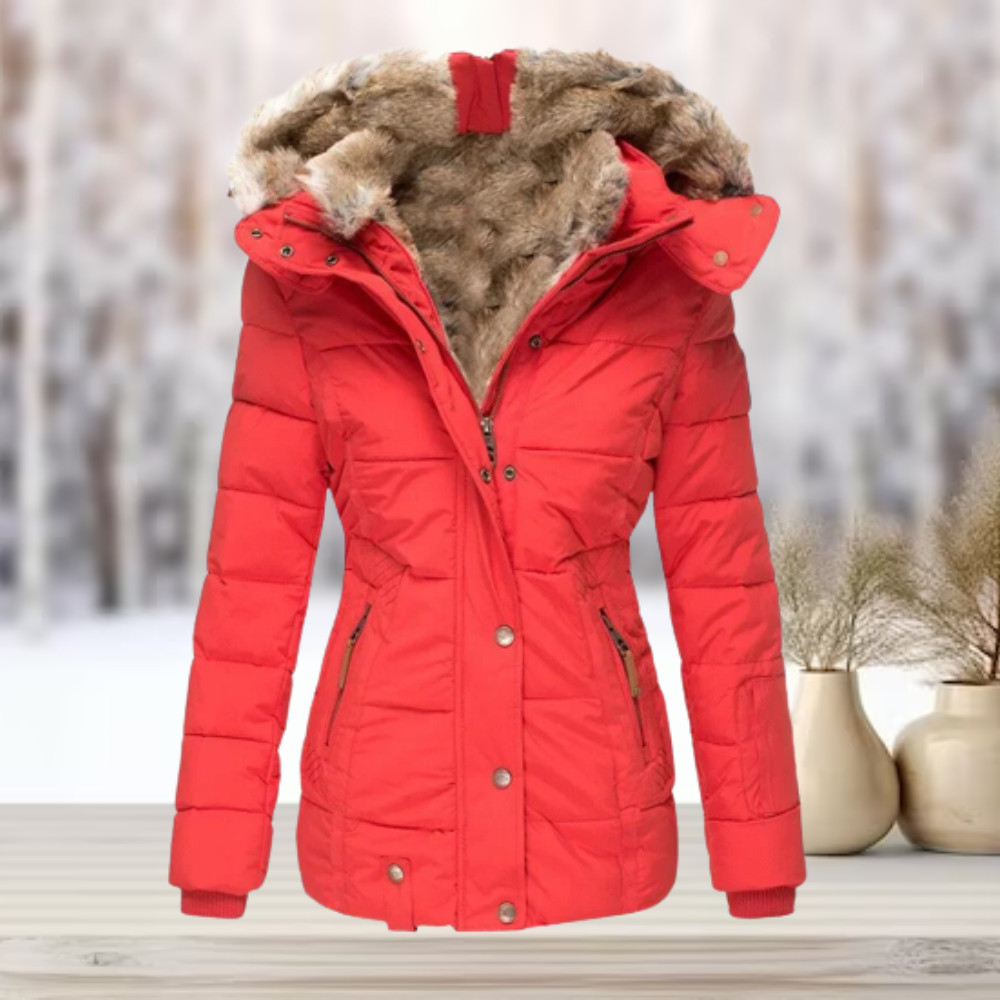 Krohn-e | Damen Pufferjacke Winter Elegant