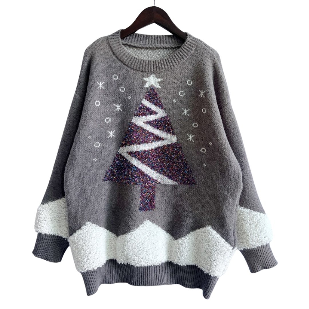 Fudus Damen-Feiertagspullover