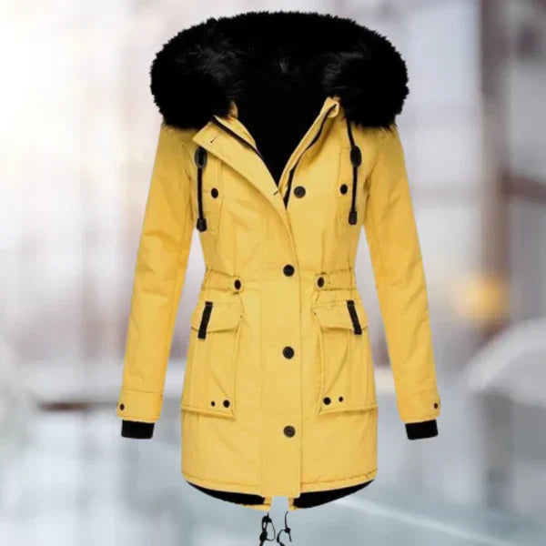 Krohn-e | Damen-Wintermantel mit Fell