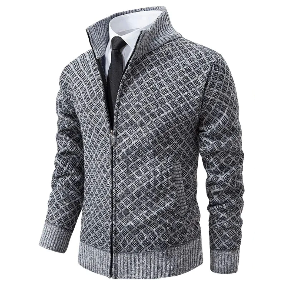 Krohn-e | Eleganter Cardigan für Herren