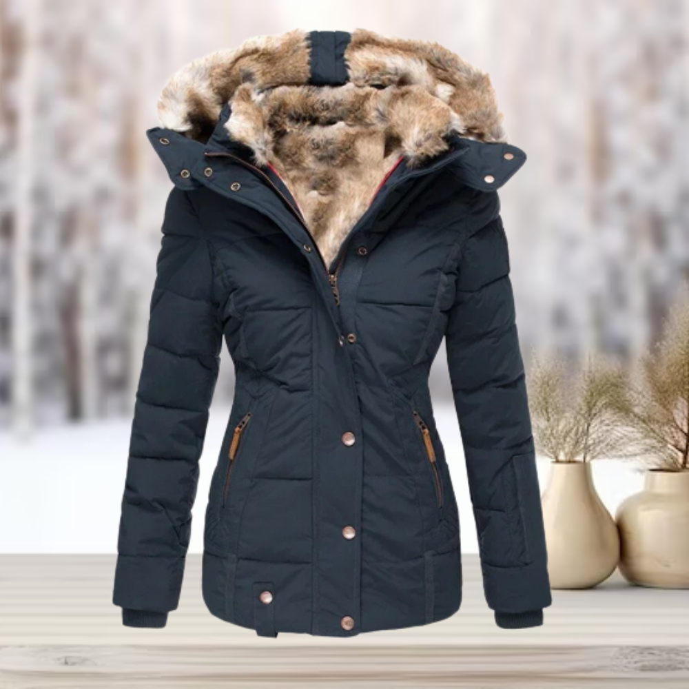 Edle Winterjacke mit Kapuze von Shany