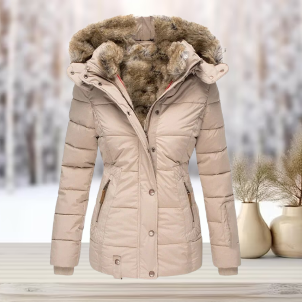 Krohn-e | Damen Pufferjacke Winter Elegant