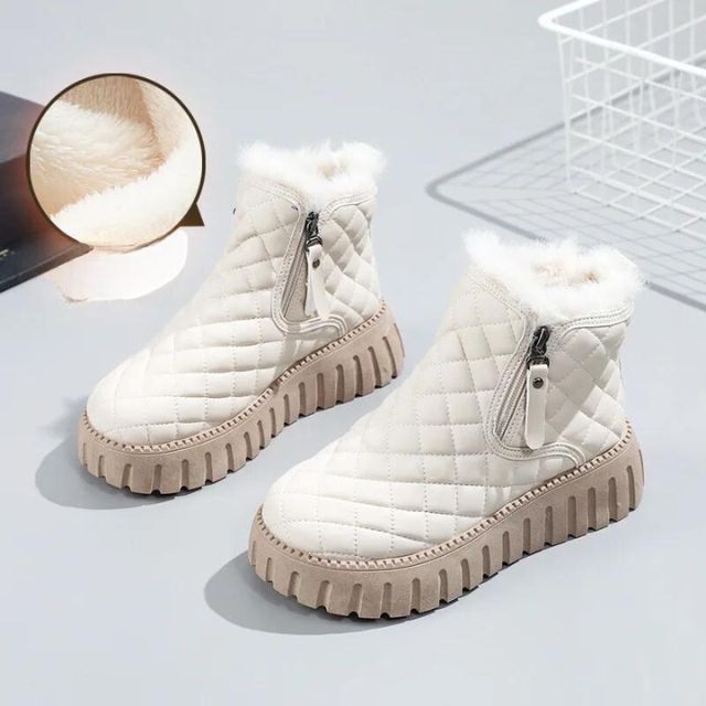 Krohn-e | Gesteppte Dick-Sohlige Warme Winterstiefel
