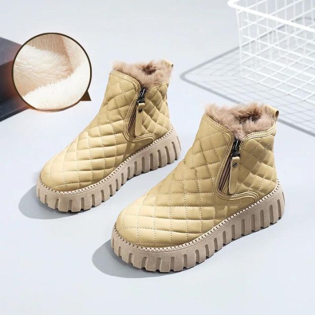 Krohn-e | Gesteppte Dick-Sohlige Warme Winterstiefel