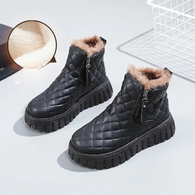 Krohn-e | Gesteppte Dick-Sohlige Warme Winterstiefel
