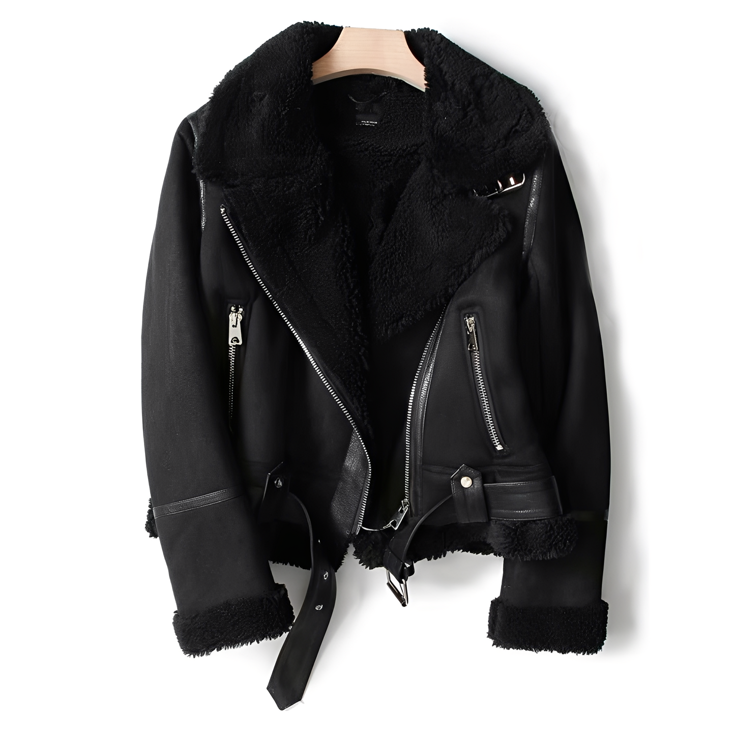 Krohn-e | Warme, weiche Lederjacke für Frauen