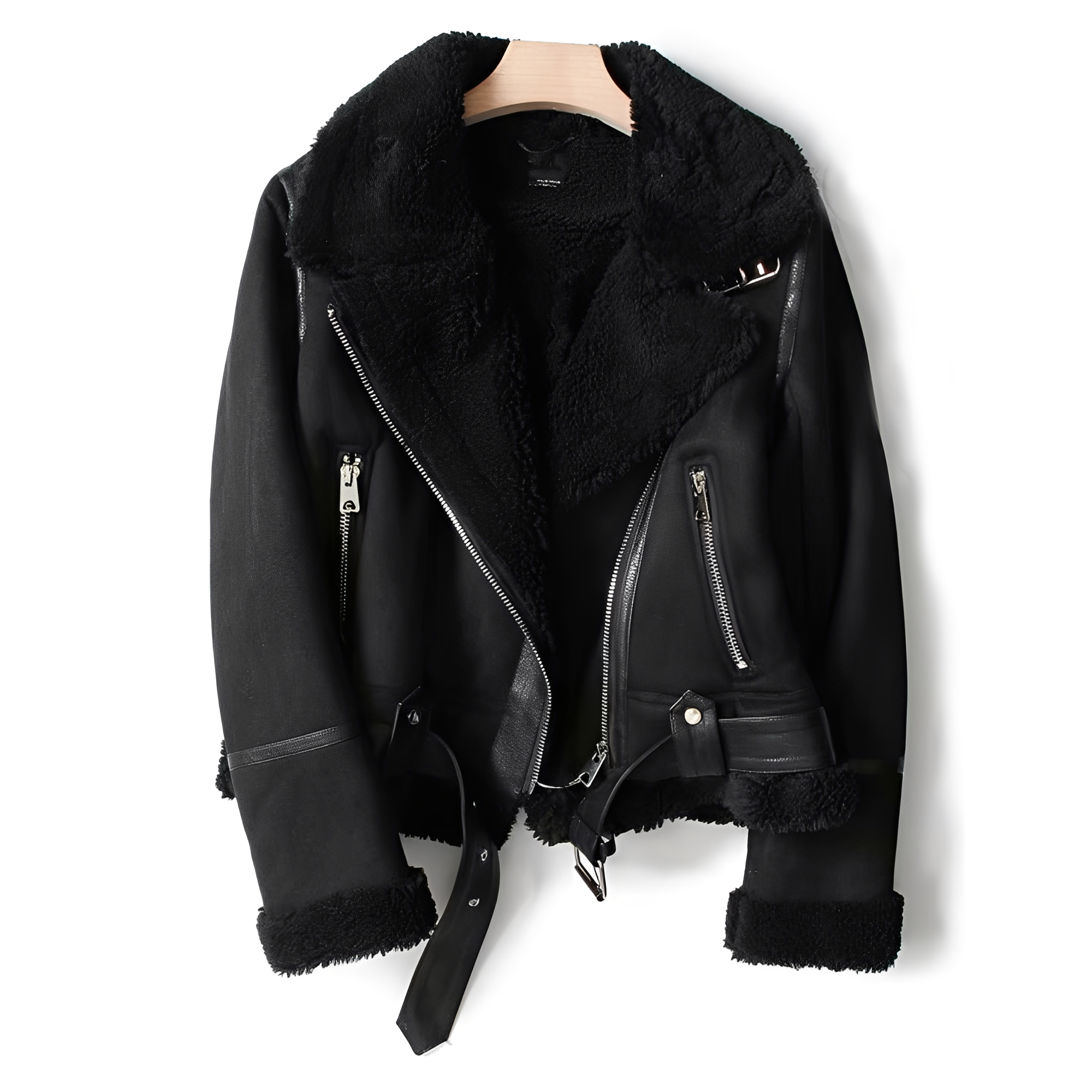 Krohn-e | Warme, weiche Lederjacke für Frauen
