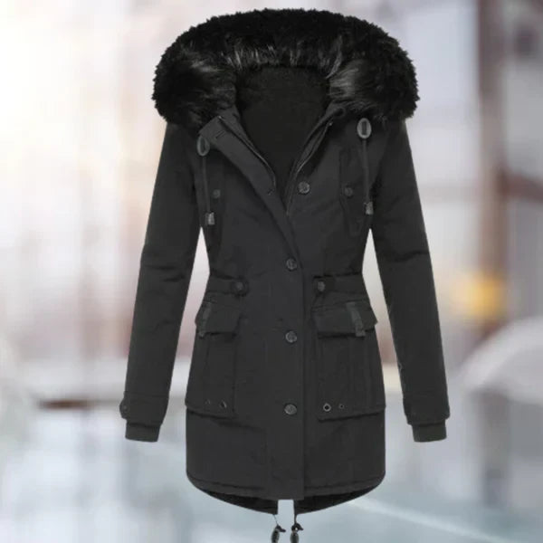 Krohn-e | Damen-Wintermantel mit Fell