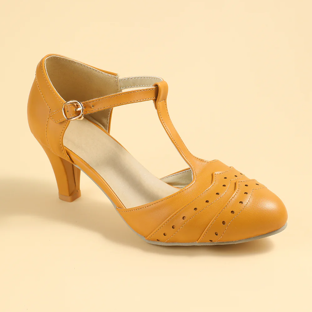 Deia Vintage Block Heel Shoes