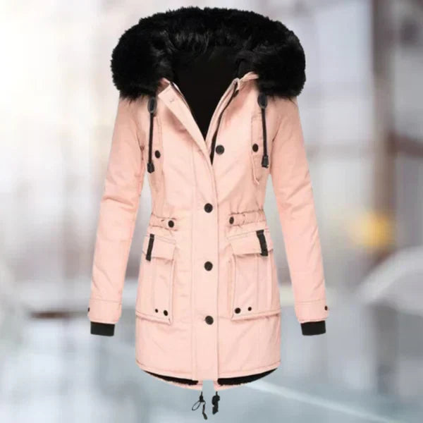 Krohn-e | Damen-Wintermantel mit Fell