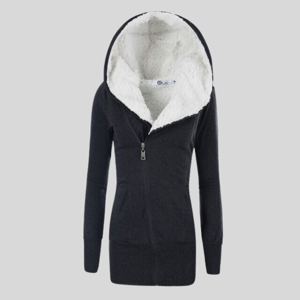 Krohn-e | Damen Fleece Kapuzenweste