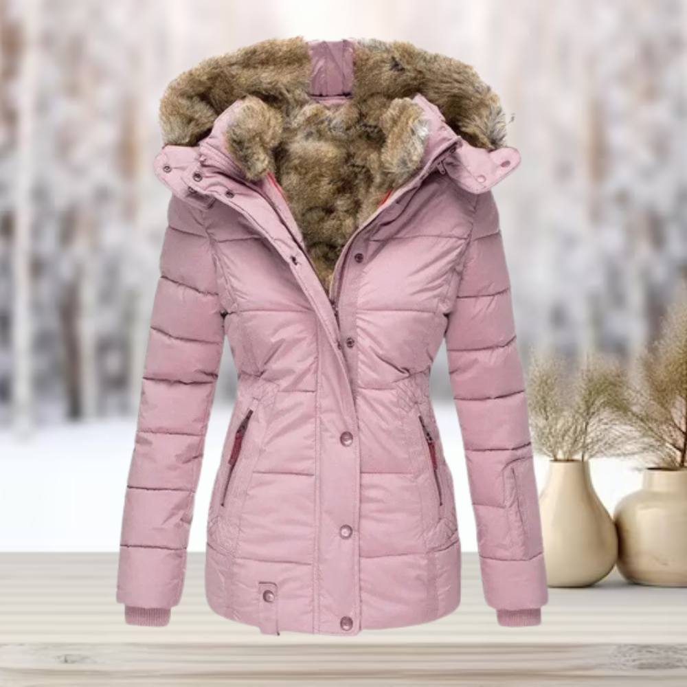 Krohn-e | Damen Pufferjacke Winter Elegant