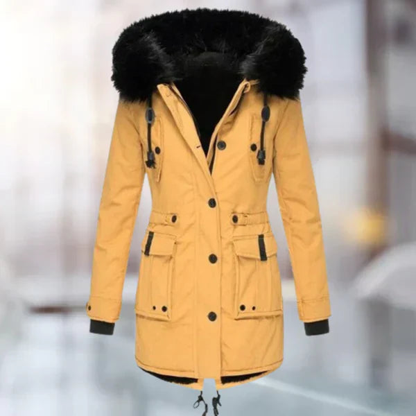 Krohn-e | Damen-Wintermantel mit Fell
