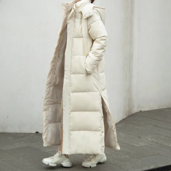 Krohn-e | Parka Lange gesteppte Winterjacke für Damen