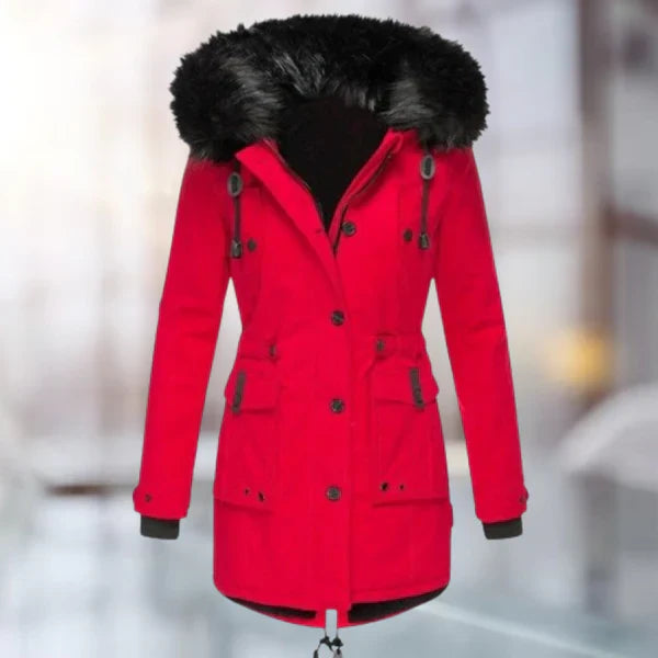 Krohn-e | Damen-Wintermantel mit Fell