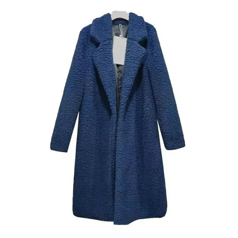 Trendiger Teddymantel für Damen - Valeria