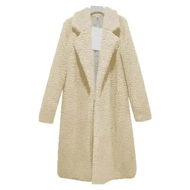 Trendiger Teddymantel für Damen - Valeria