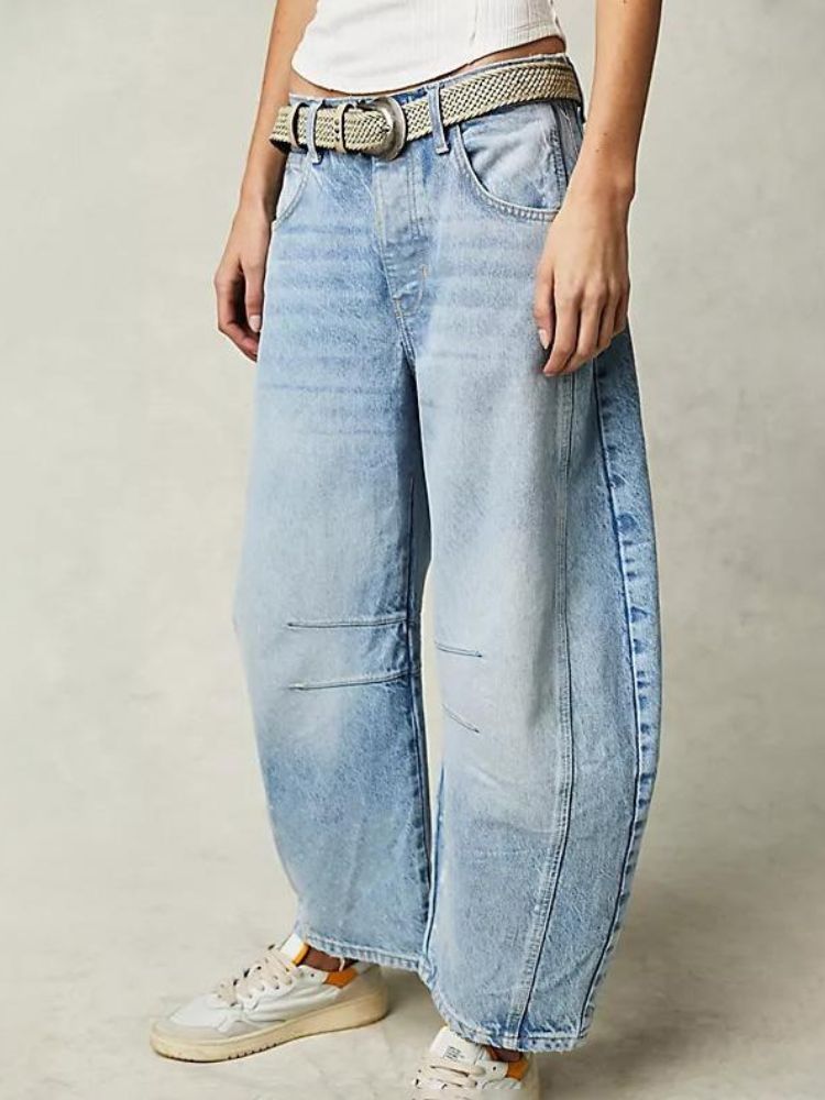 Damen-Jeans mit mittlerer Leibhöhe - Vani