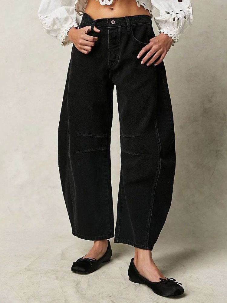 Damen-Jeans mit mittlerer Leibhöhe - Vani