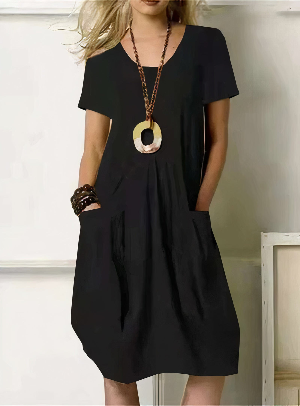 Komfortables knielanges Kleid Velma