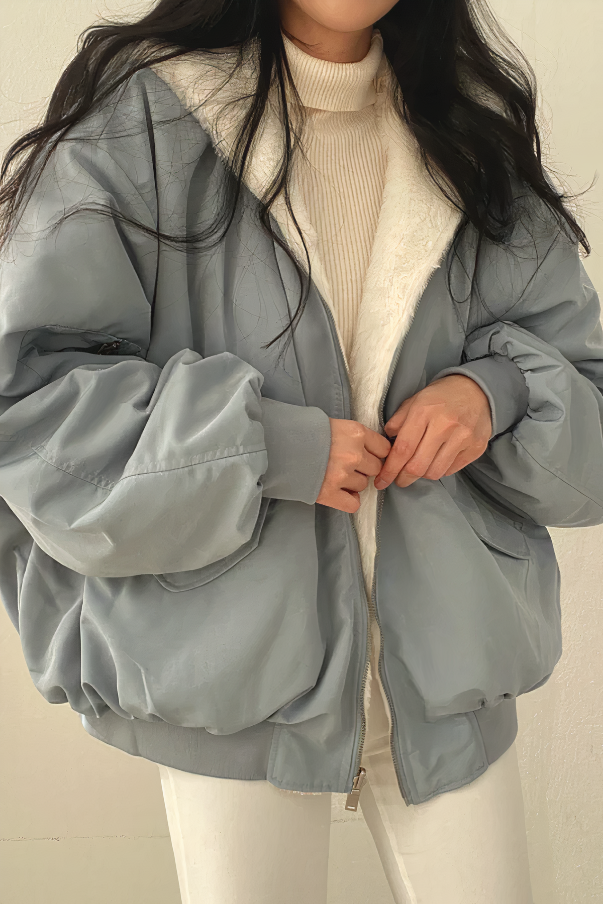Krohn-e | Winterjacke mit Kapuze aus Kaschmir