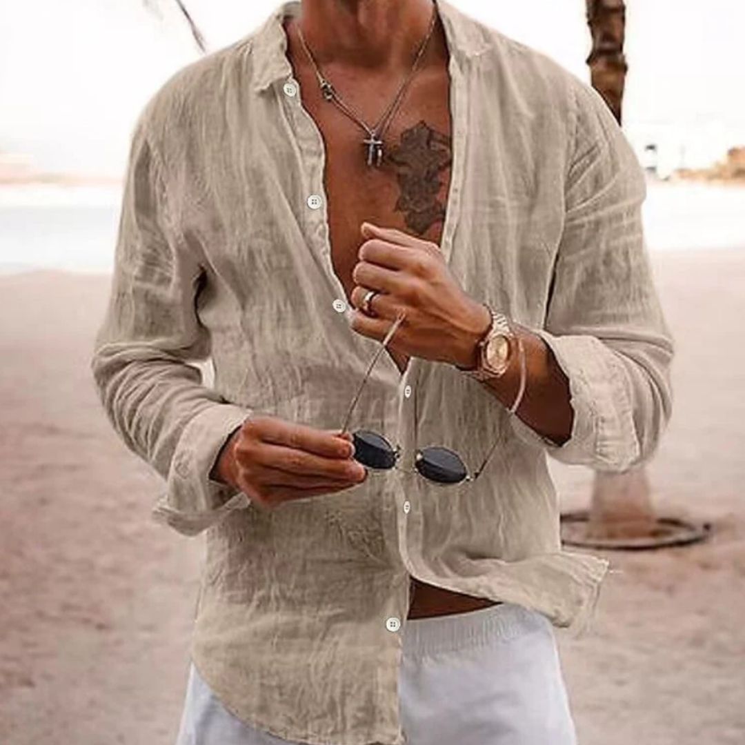 Baumwollhemd Valdemar – lässiger Schnitt