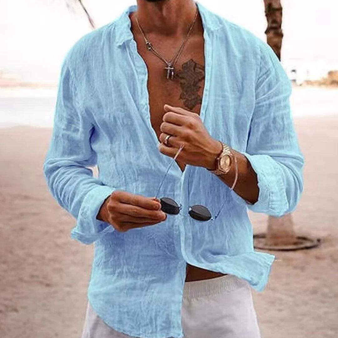 Baumwollhemd Valdemar – lässiger Schnitt