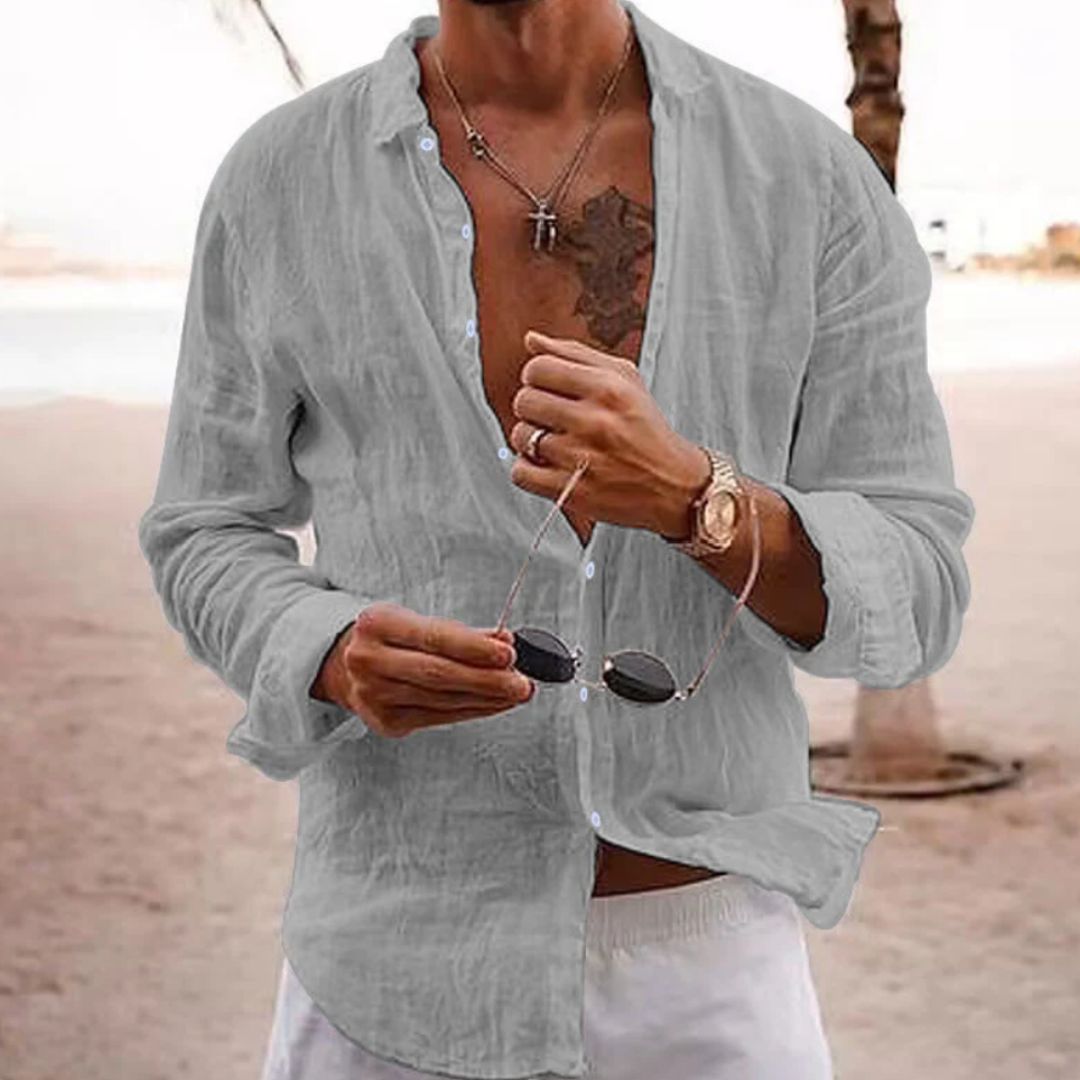 Baumwollhemd Valdemar – lässiger Schnitt