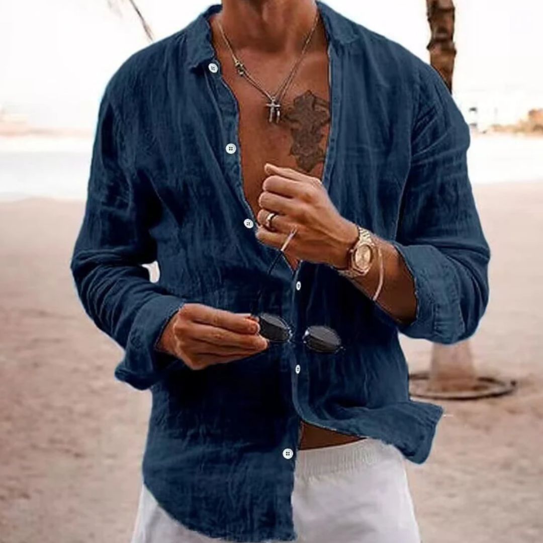 Baumwollhemd Valdemar – lässiger Schnitt