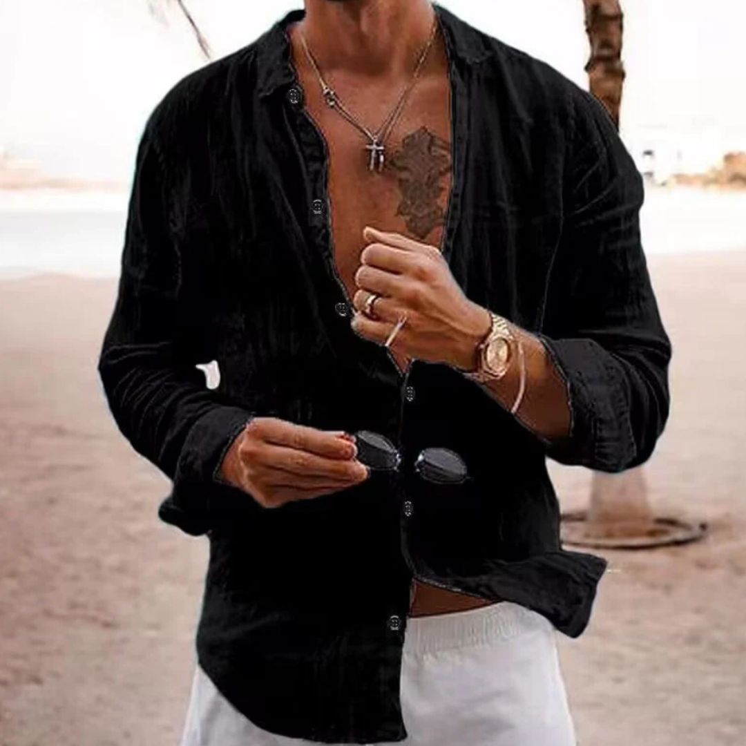 Baumwollhemd Valdemar – lässiger Schnitt