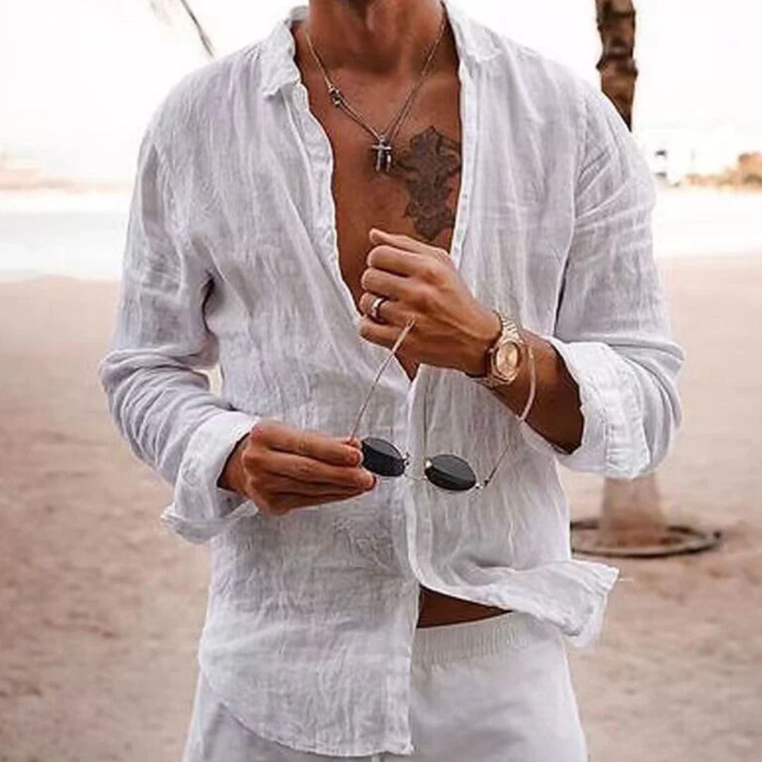 Baumwollhemd Valdemar – lässiger Schnitt