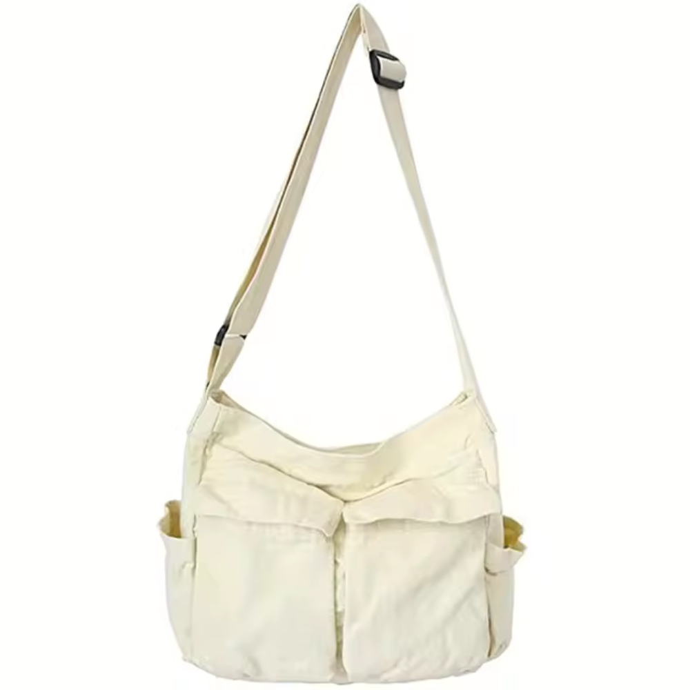 Krohn-e | Schultertasche mit Faltendesign