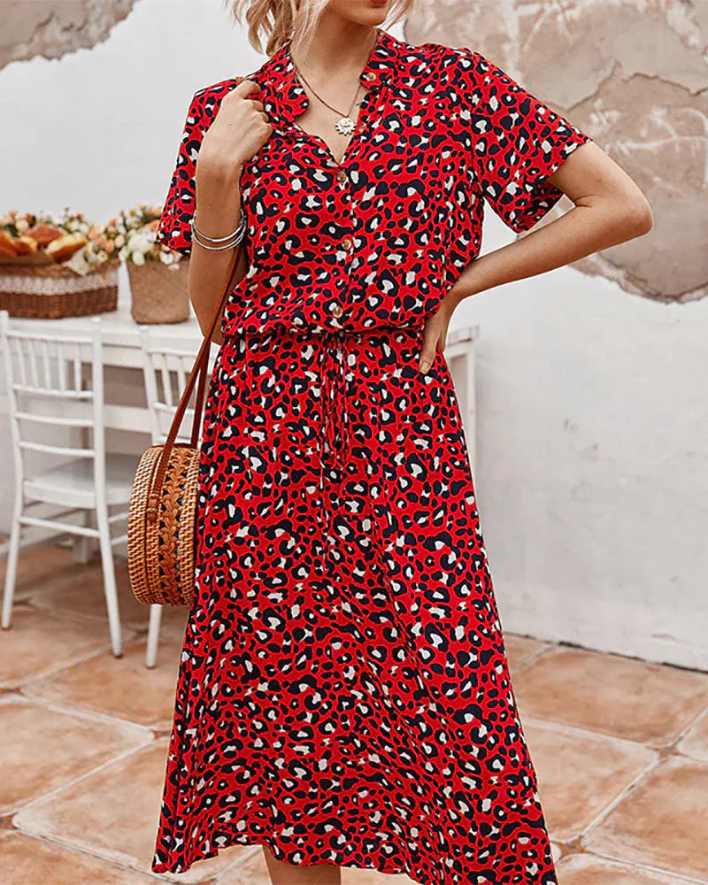 Veneta Midi Dress with Dots