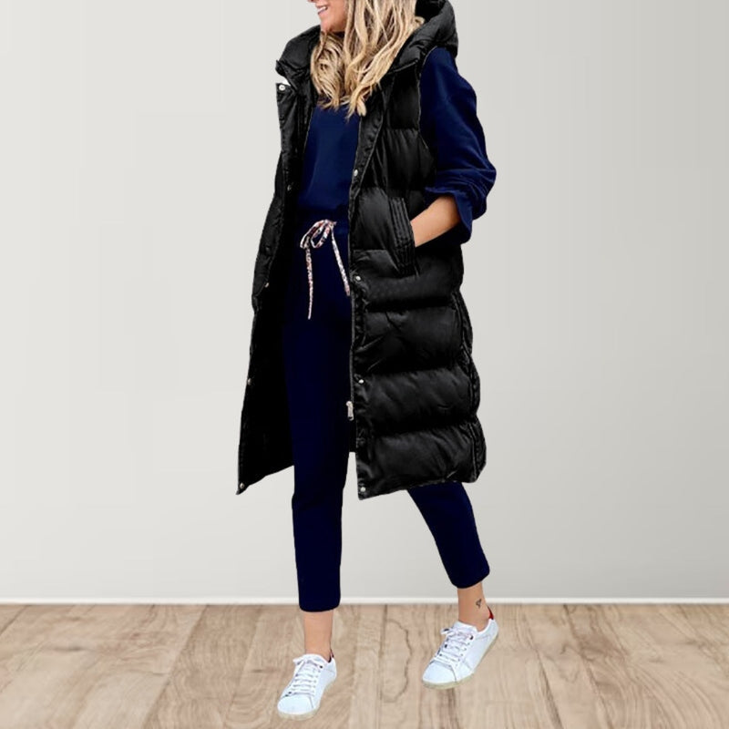 Veronika: Stilvoller, warmer Bodywarmer für kaltes Wetter