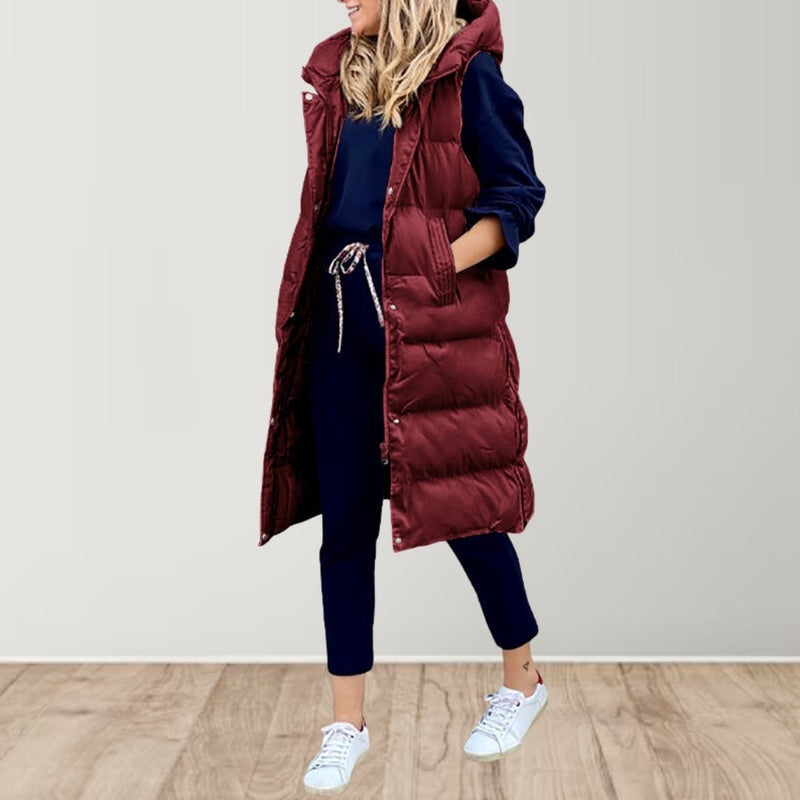 Veronika: Stilvoller, warmer Bodywarmer für kaltes Wetter