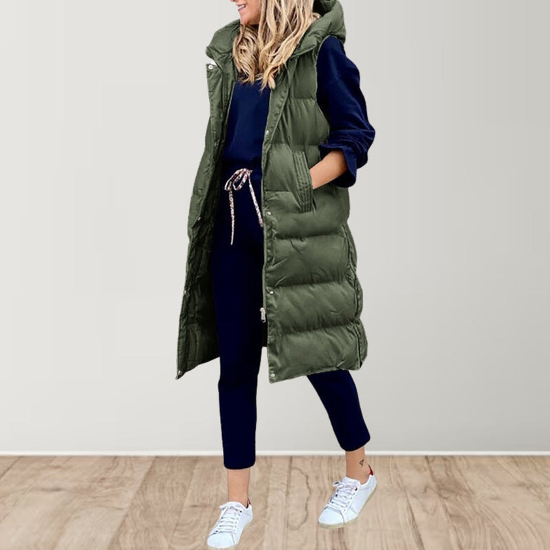 Veronika: Stilvoller, warmer Bodywarmer für kaltes Wetter