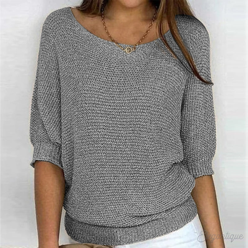 Sommerlicher Damenpullover Gabi aus luftigem Material