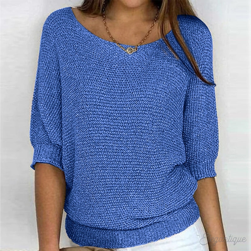 Sommerlicher Damenpullover Gabi aus luftigem Material