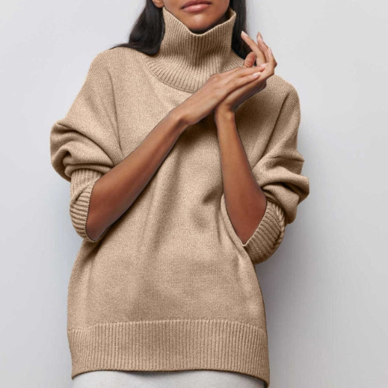 Stilvoller Rollkragenpullover von Marina für modebewusste Damen