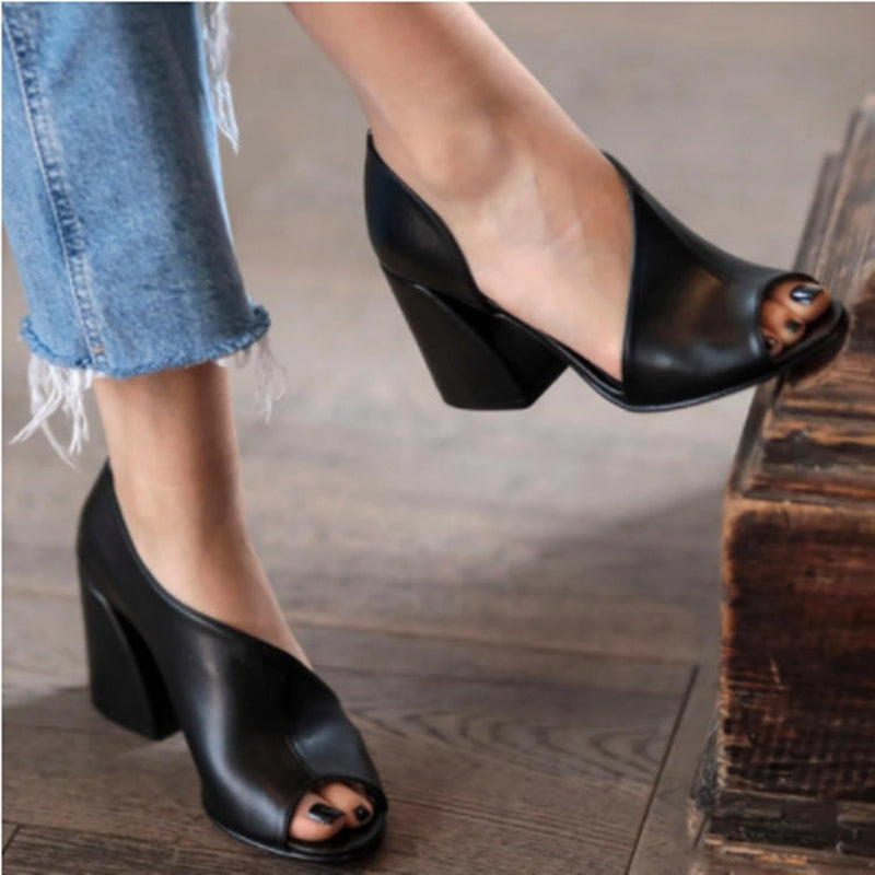 Nelly: Elegante Peeptoe-High Heels für alle Anlässe
