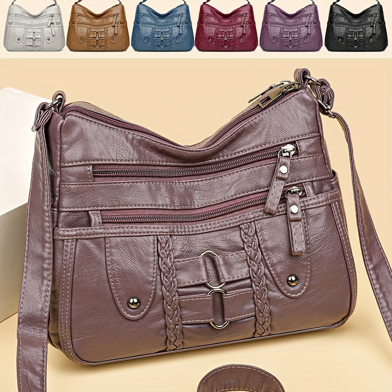 Elegante Retro-Handtasche für Damen mit Diebstahlschutz