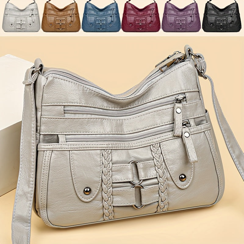 Elegante Retro-Handtasche für Damen mit Diebstahlschutz