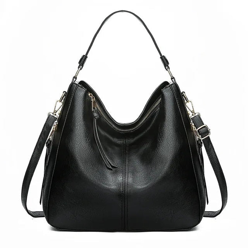 Lara: Elegante, geräumige Damenhandtasche im klassischen Design