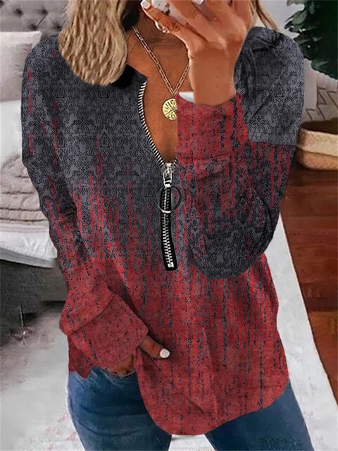 BONNIE Pullover: Vintage Blumenmuster