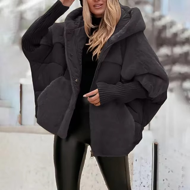 Krohn-e | Jacke Damen Gefüttert mit Kapuze, Lässige Passform