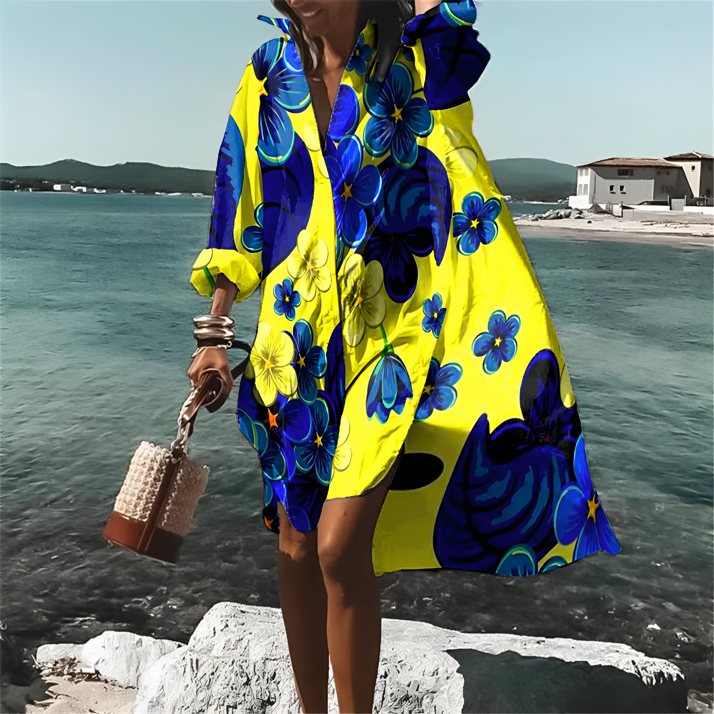 Seraphina Sommerkleid im Strand-Stil