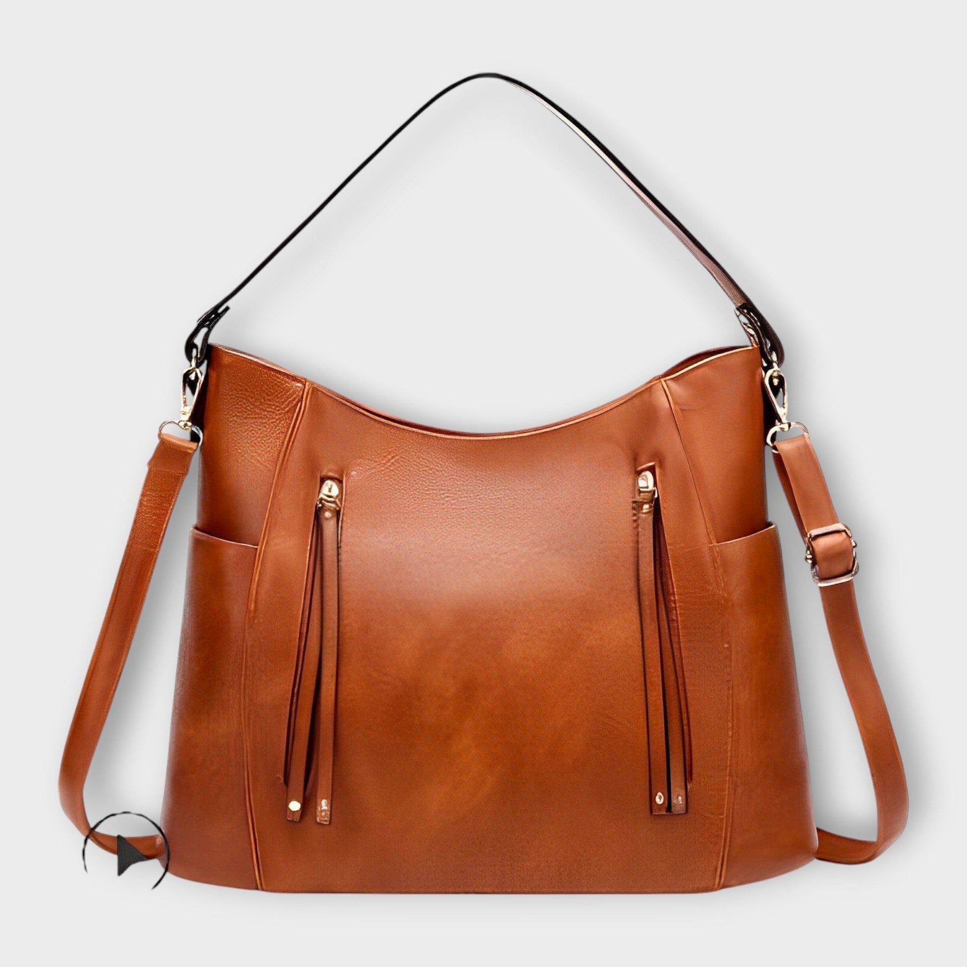 KROHN-E Damen Schultertasche Verstellbarer Riemen