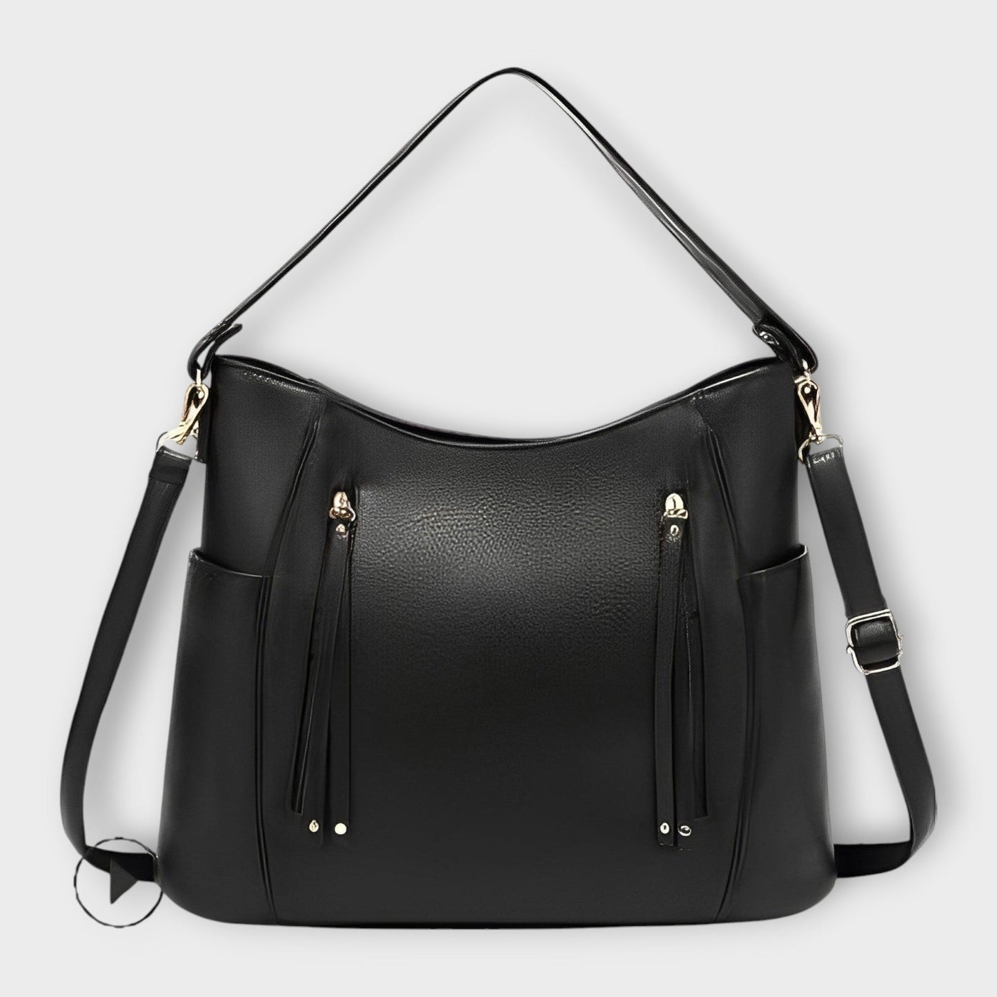 KROHN-E Damen Schultertasche Verstellbarer Riemen Mehrere Fächer